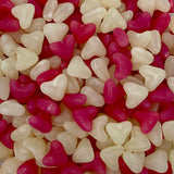 Pink & White Love Heart Jelly Beans